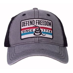 Defend Freedom Since 1776 Embroidered Mesh Cap Hat - NEW Fast Ship